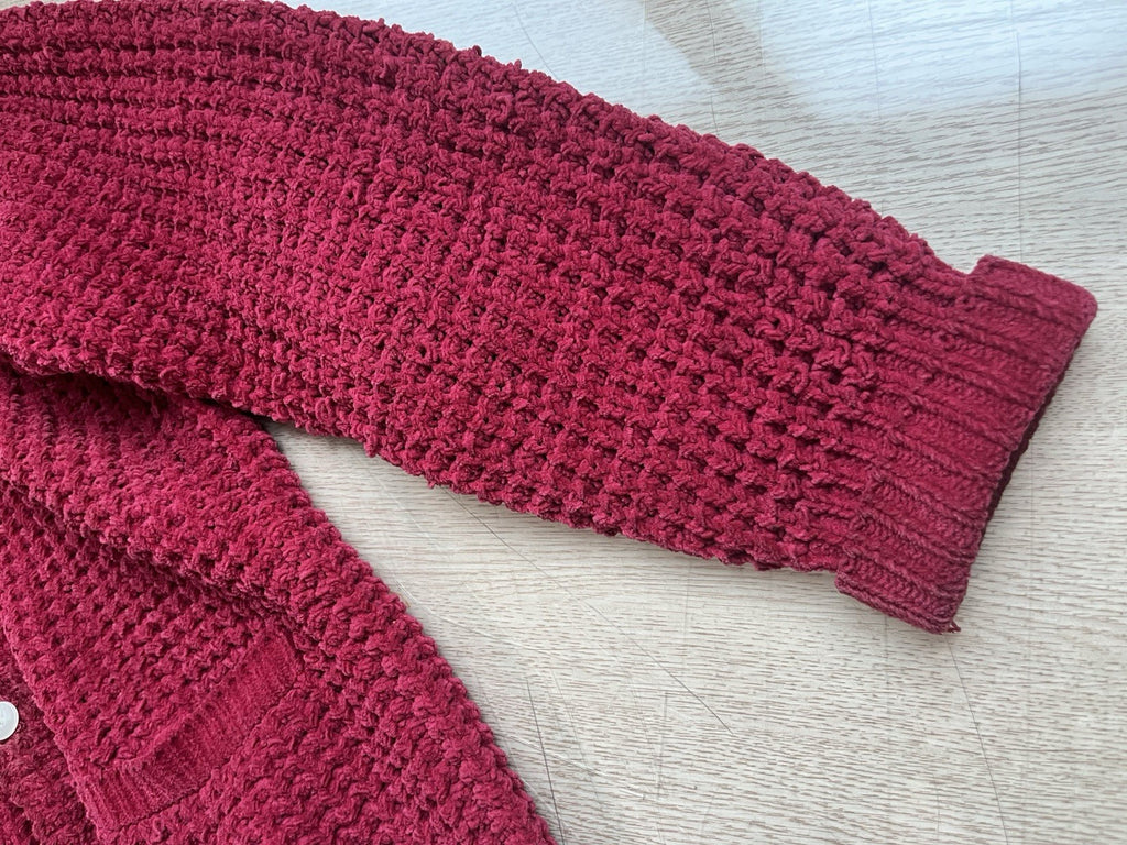 M Yohji yamamoto oversized heavy weight knit cardigan