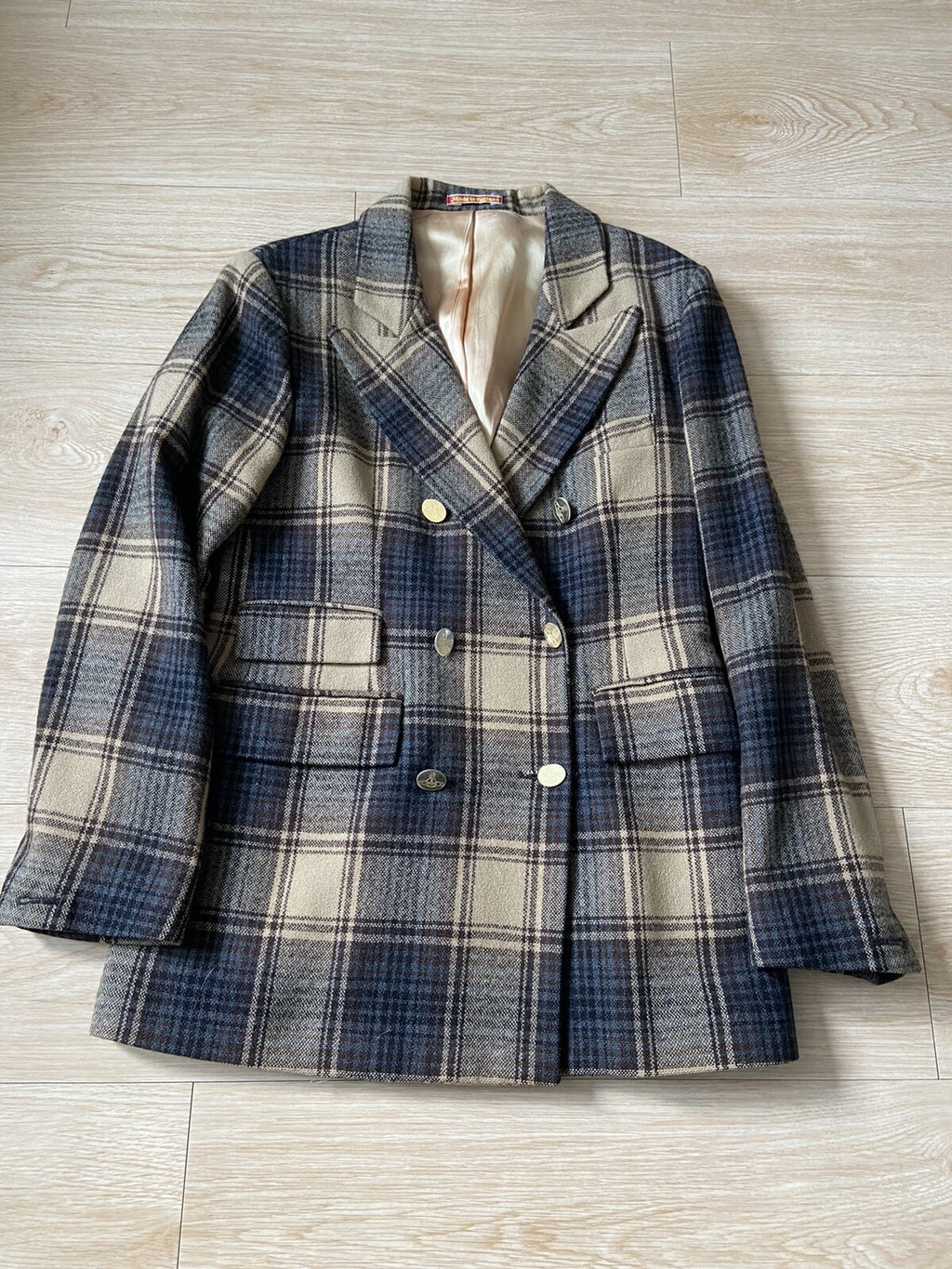 10 Vivienne westwood Made in england vintage 80s 90s tartan blazer jacket