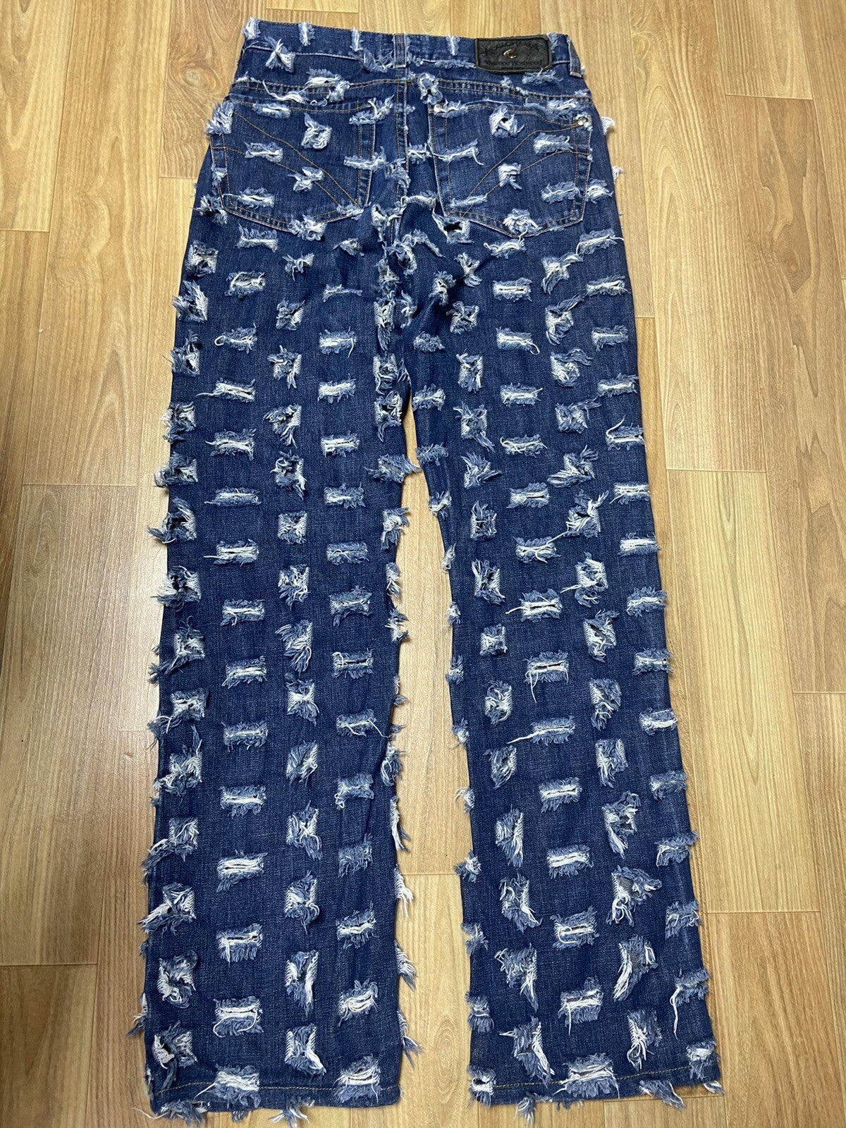27 Vivienne westwood ‘cut and slash’ distressed denim pants jeans VINTAGE
