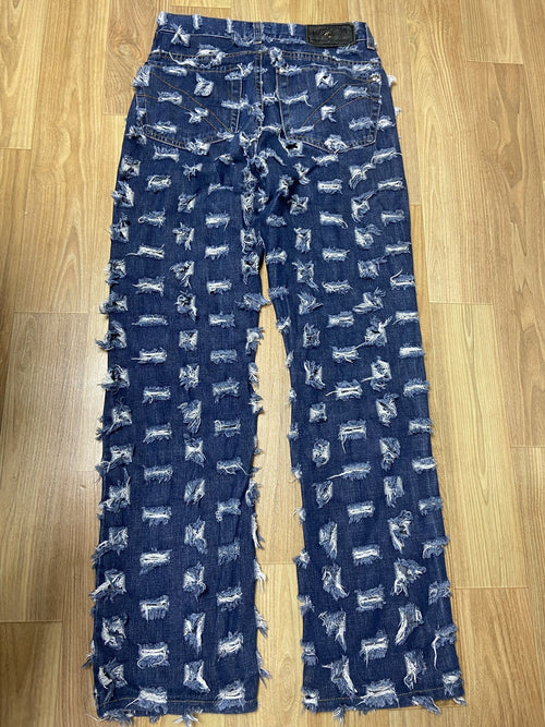 27 Vivienne westwood ‘cut and slash’ distressed denim pants jeans VINTAGE