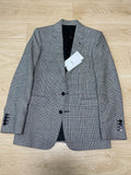 44 Celine Prince Of Wales houndstooth blazer suit jacket. HEDI SLIMANE