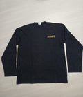 Xs vetements gmbh metal logo oversized long sleeve shirt