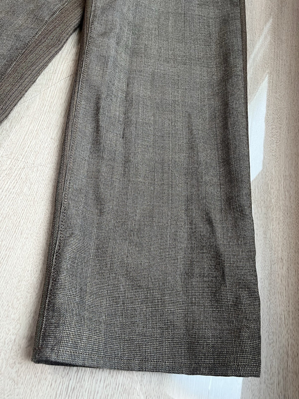 2 Undercover double sides wool slacks carpenter wide pants