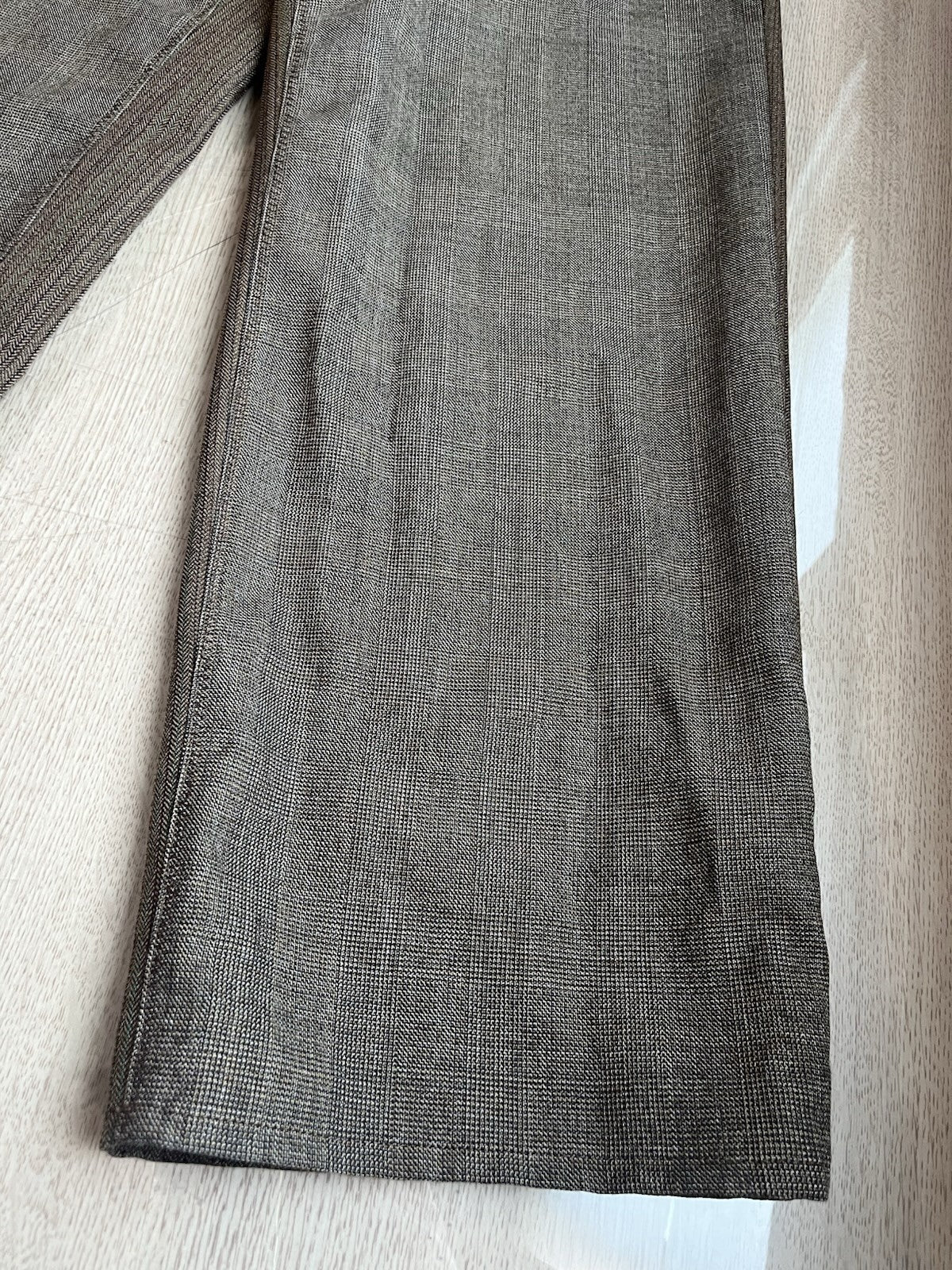 2 Undercover double sides wool slacks carpenter wide pants