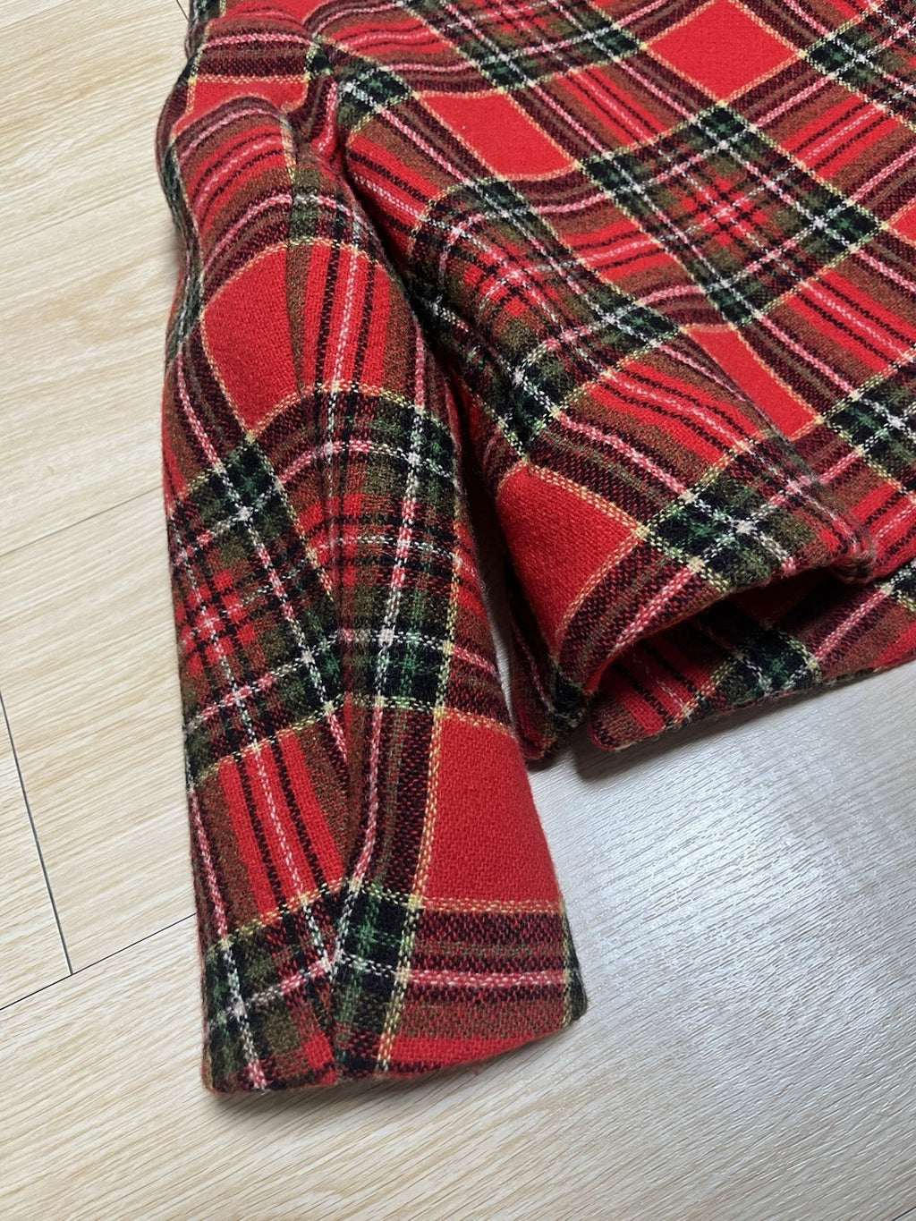 38 Vivienne westwood milan vintage 90s 80s red Tartan wool jacket
