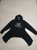 S vetements WE OUR HOMETOWN layered hoodie