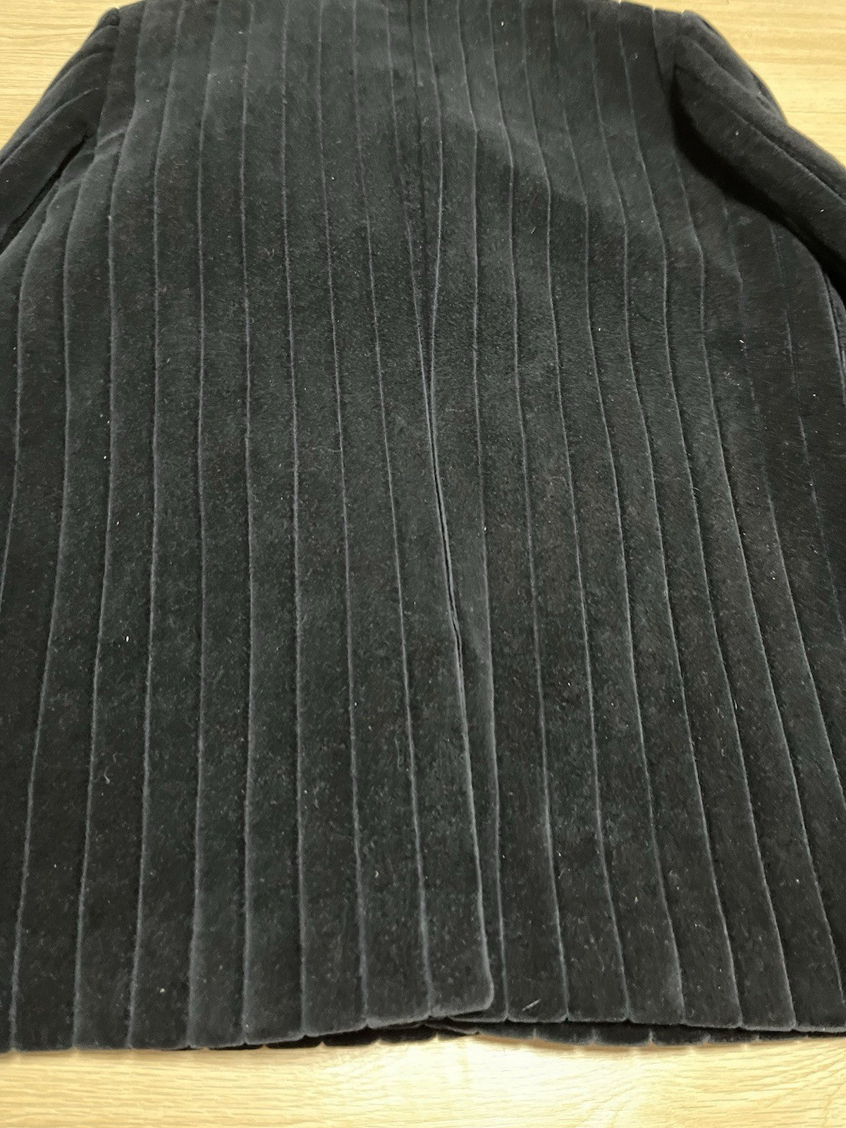 52 Raf Simons Boxy Short Velvet oversized caban coat jacket