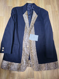 BNWT M Yohji Yamamoto pour homme aw92 leopars wool coat