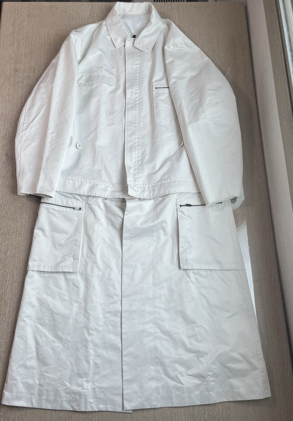 1 Yohji yamamoto transformable tactical long coat jacket