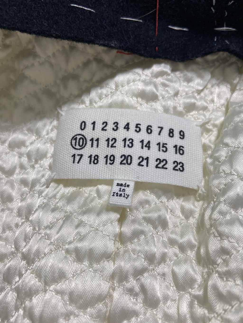 44 Maison Margiela Fw20 Two tone in progress coat