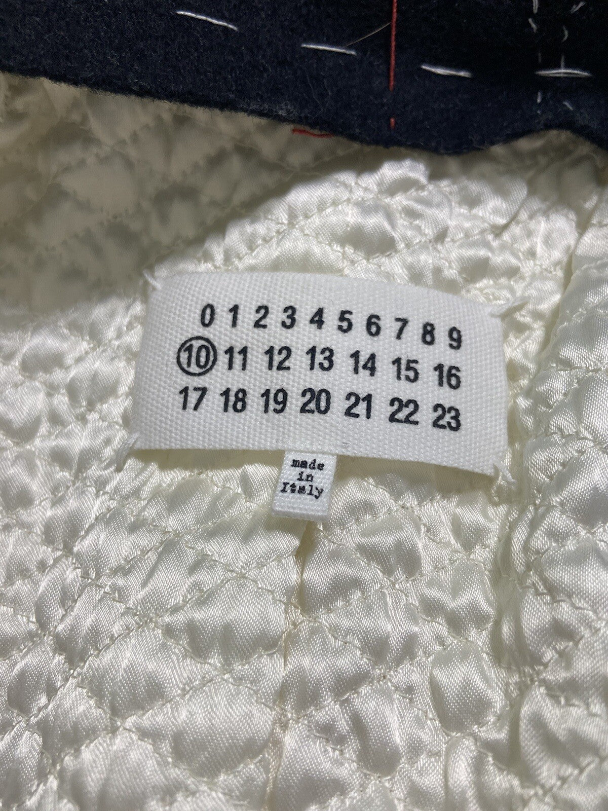44 Maison Margiela Fw20 Two tone in progress coat