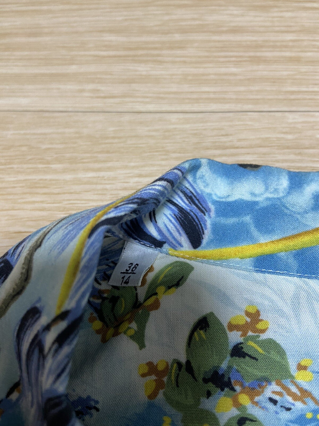 38 Saint Laurent 16ss surf sound hawaiian button up shirt