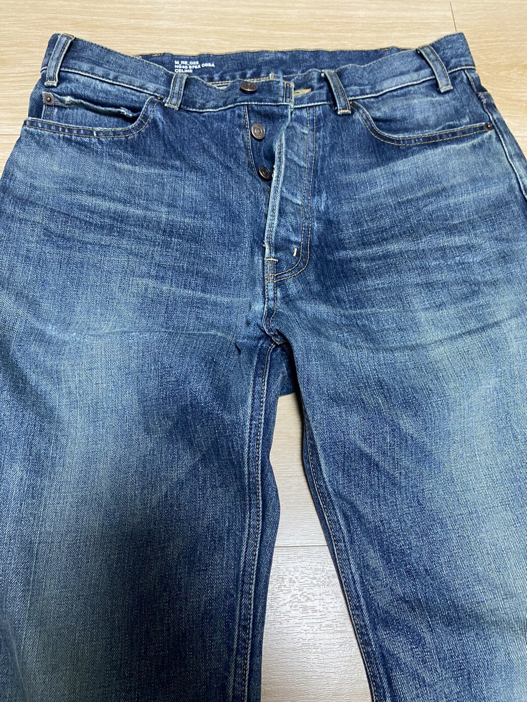 29 Celine midnight sapphire Wesley denim pants jeans