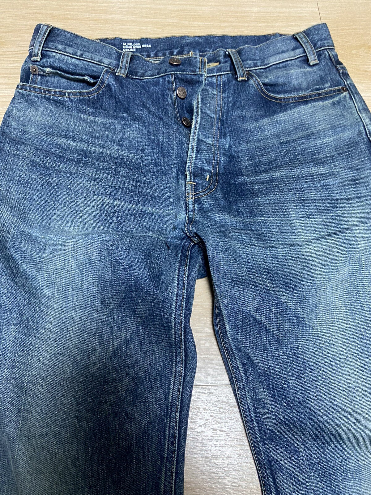 29 Celine midnight sapphire Wesley denim pants jeans