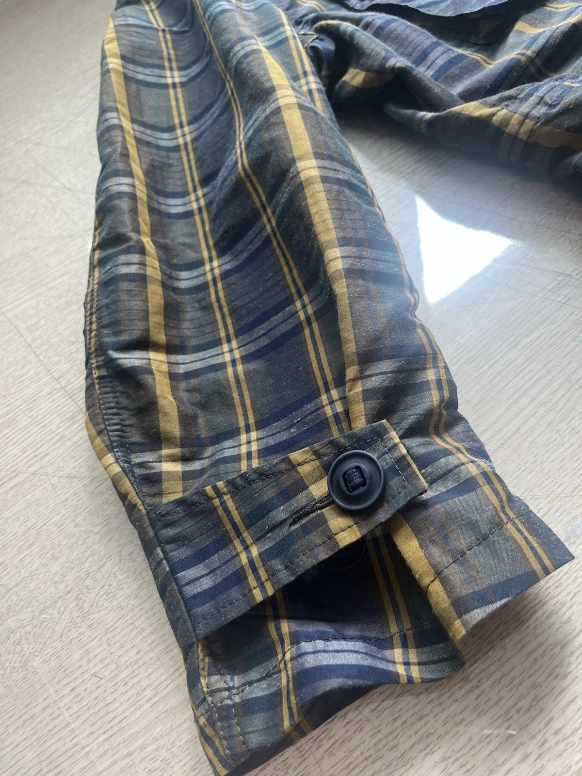 S Junya Watanabe man comme des garcons Ss22 m65 tartan Military jacket