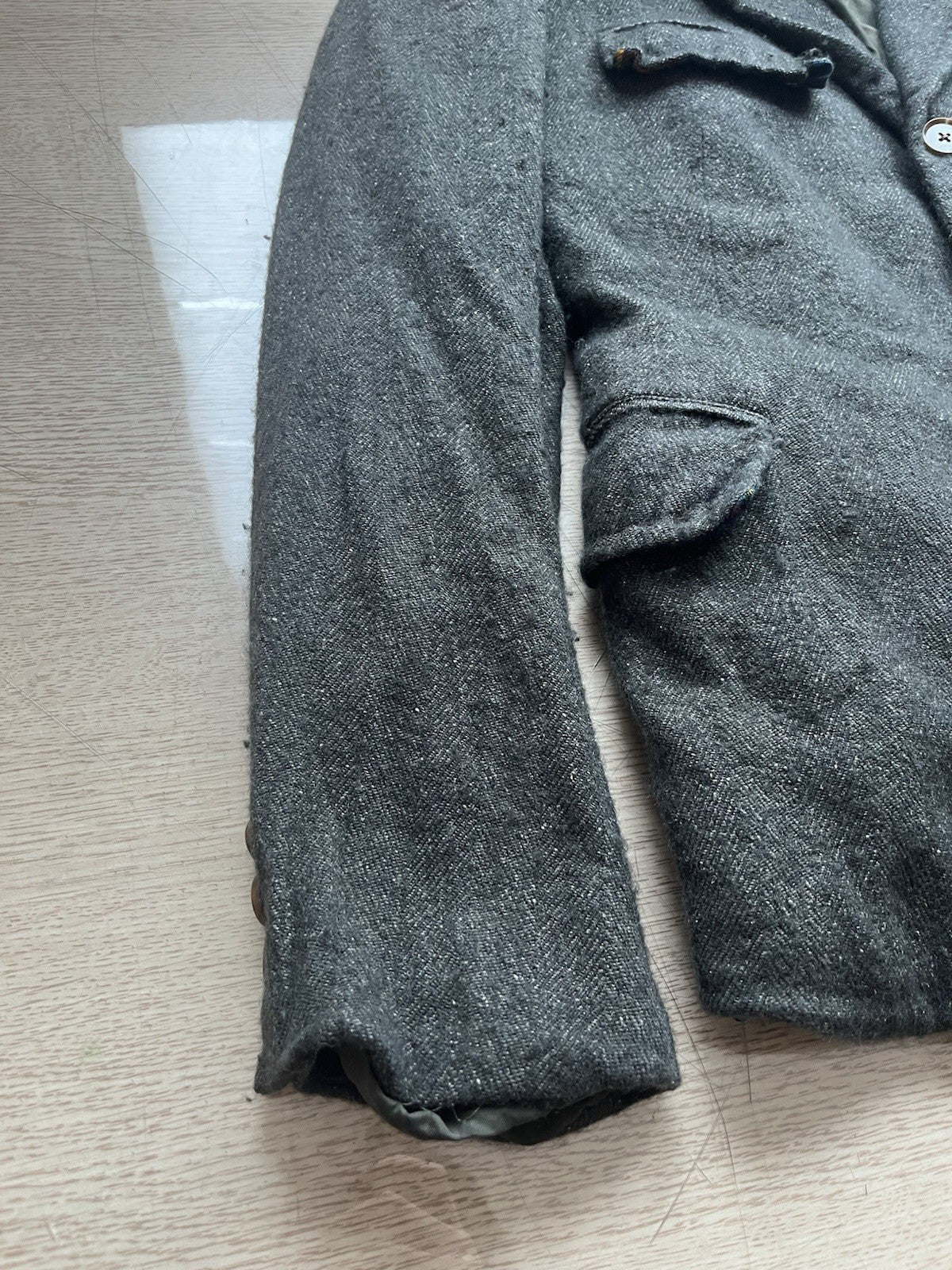 4 Yohji yamamoto wool silk military blazer jacket