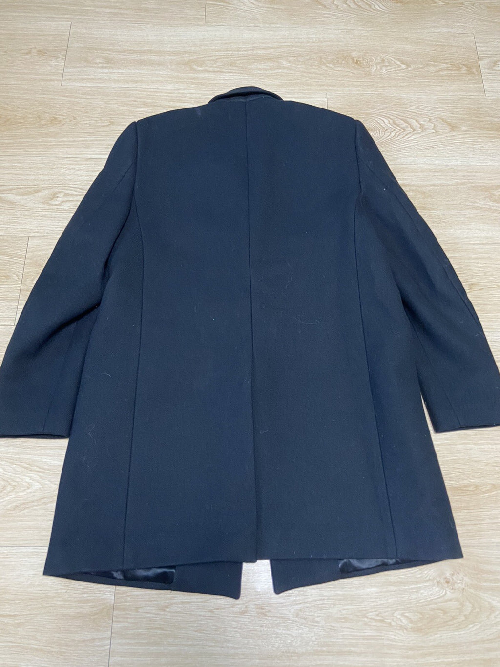 54 Saint Laurent fw22 hidden button heavy wool coat