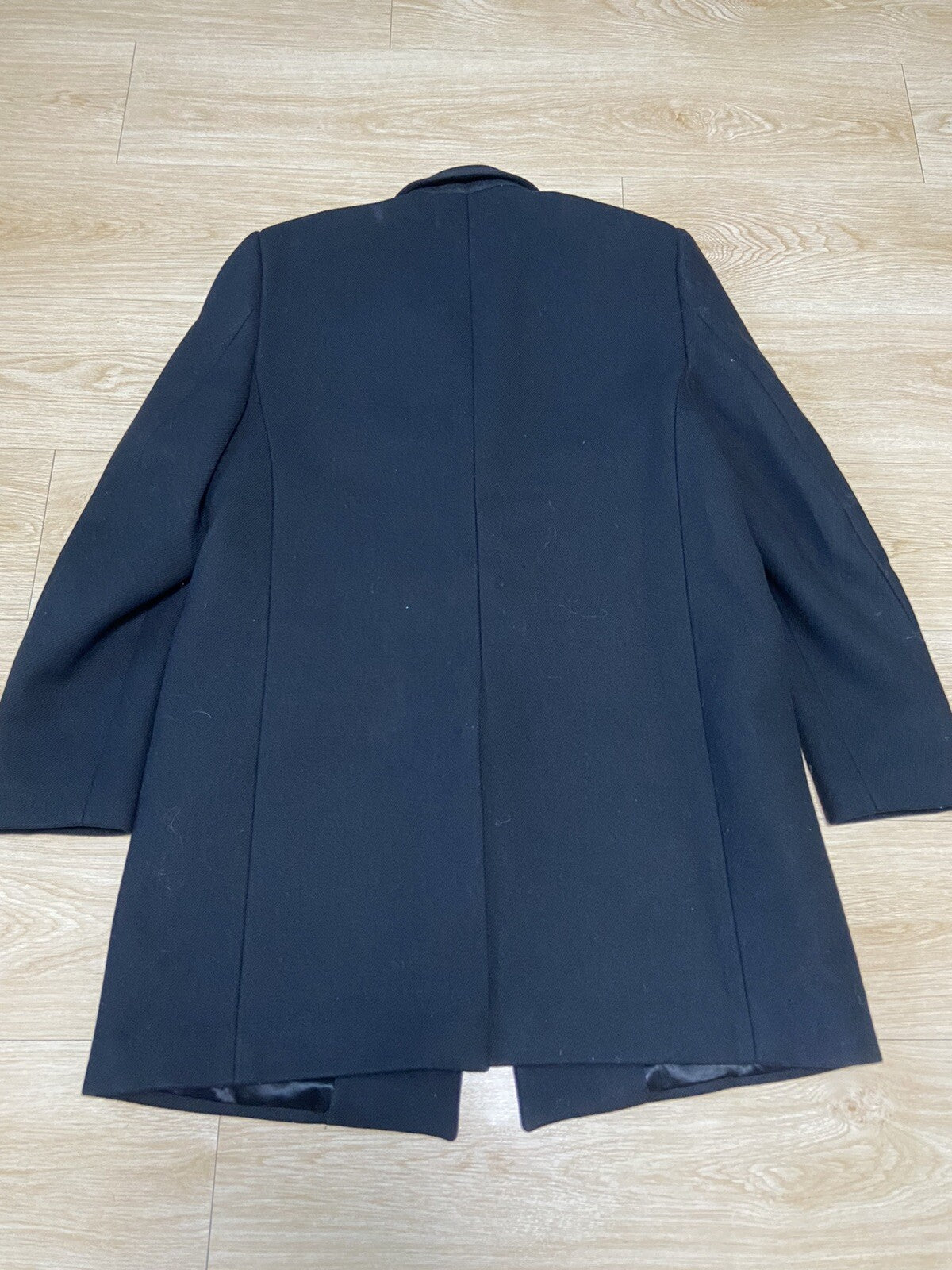 54 Saint Laurent fw22 hidden button heavy wool coat