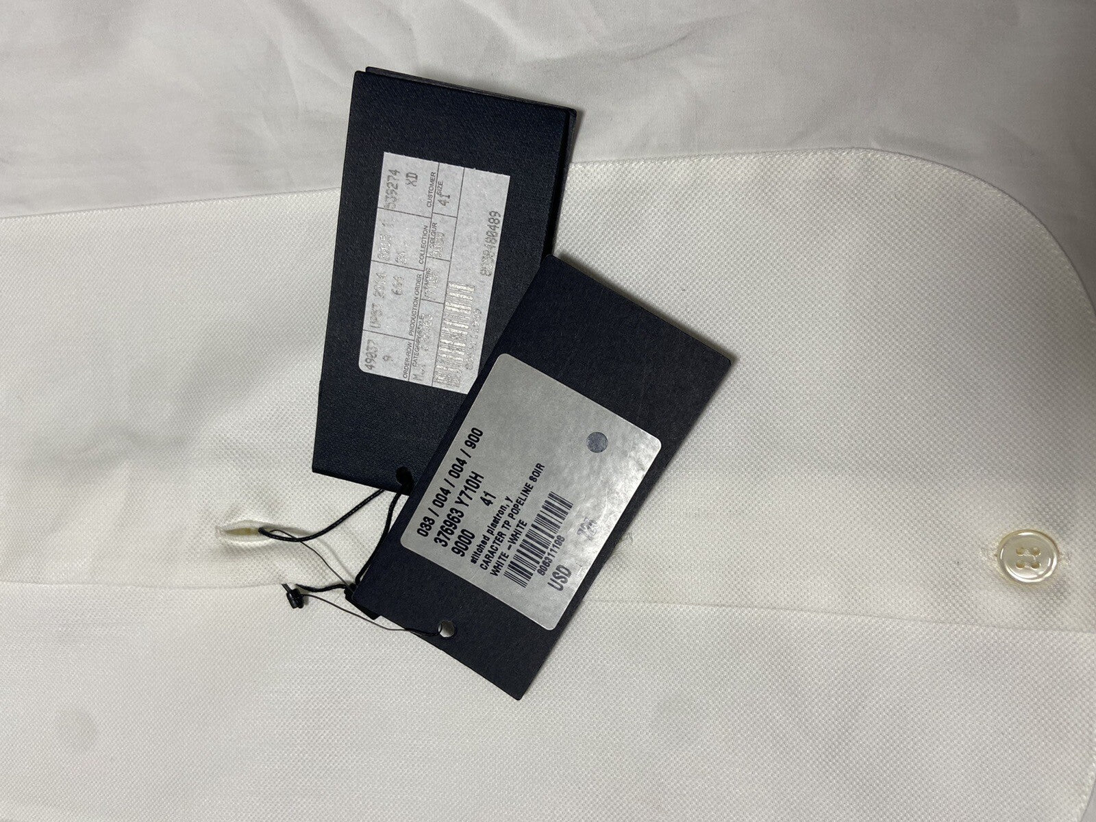 Bnwt 41 Saint Laurent DINNER TUXEDO button up dress shirt