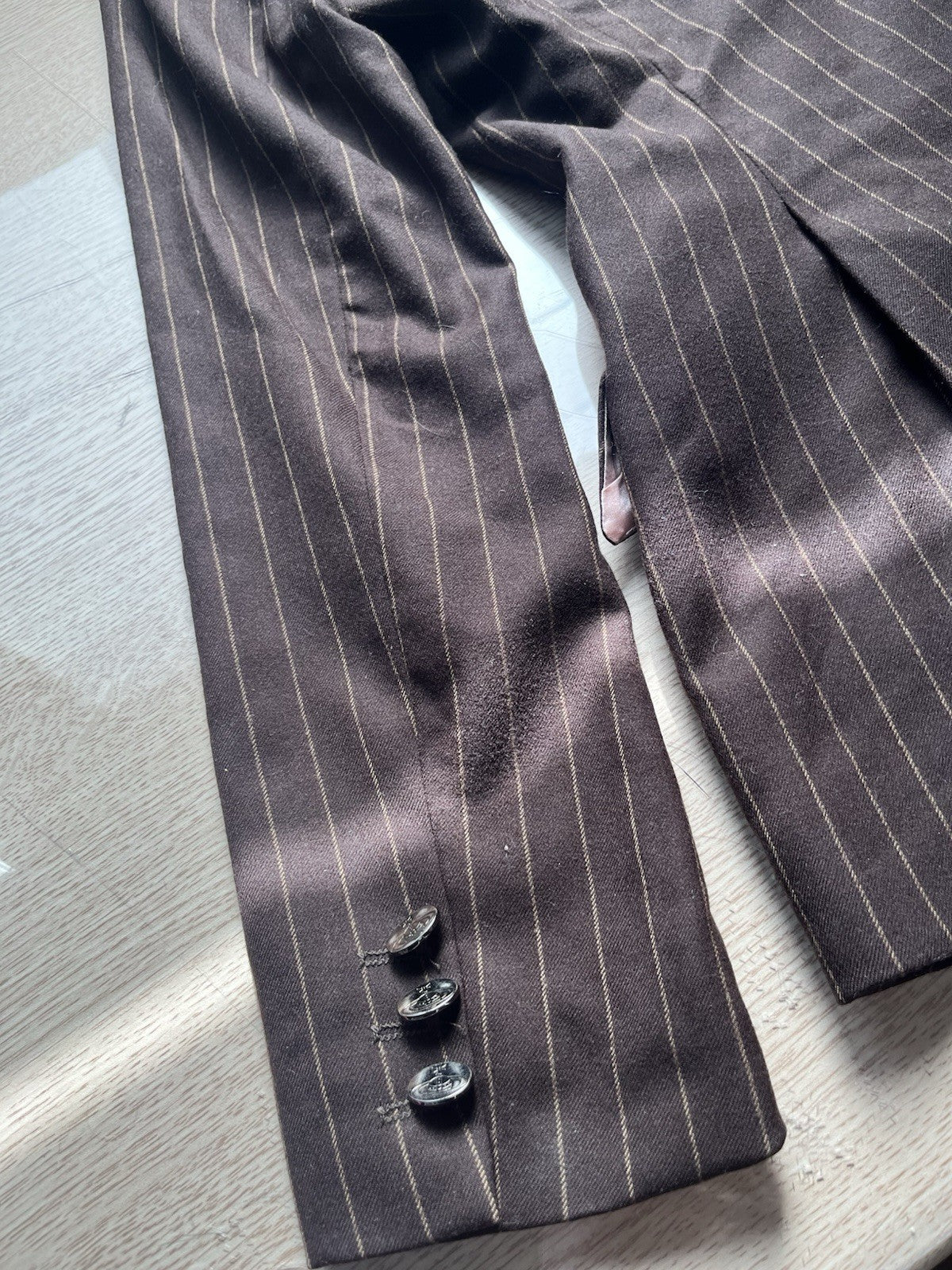 10 Vivienne Westwood GOLD LABEL vintage hourglass pinstripe blazer jacket