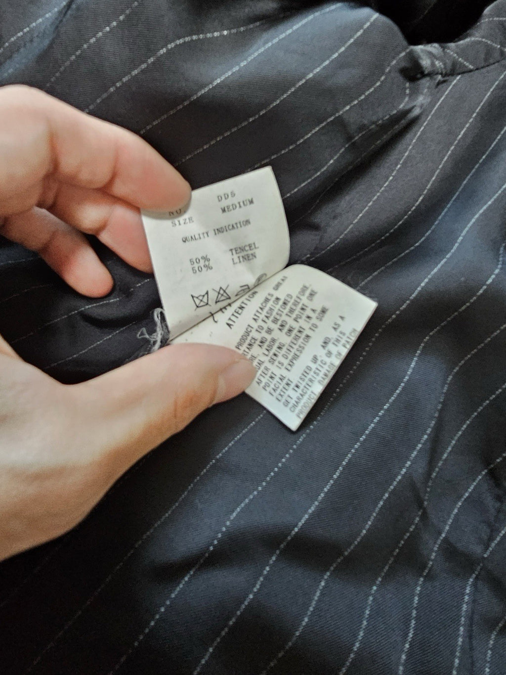 M Undercover AW04 But Beautiful Six-button assymetric blazer jacket