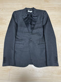 44 Saint laurent glitter Le smoking peaked lapel blazer suit jacket