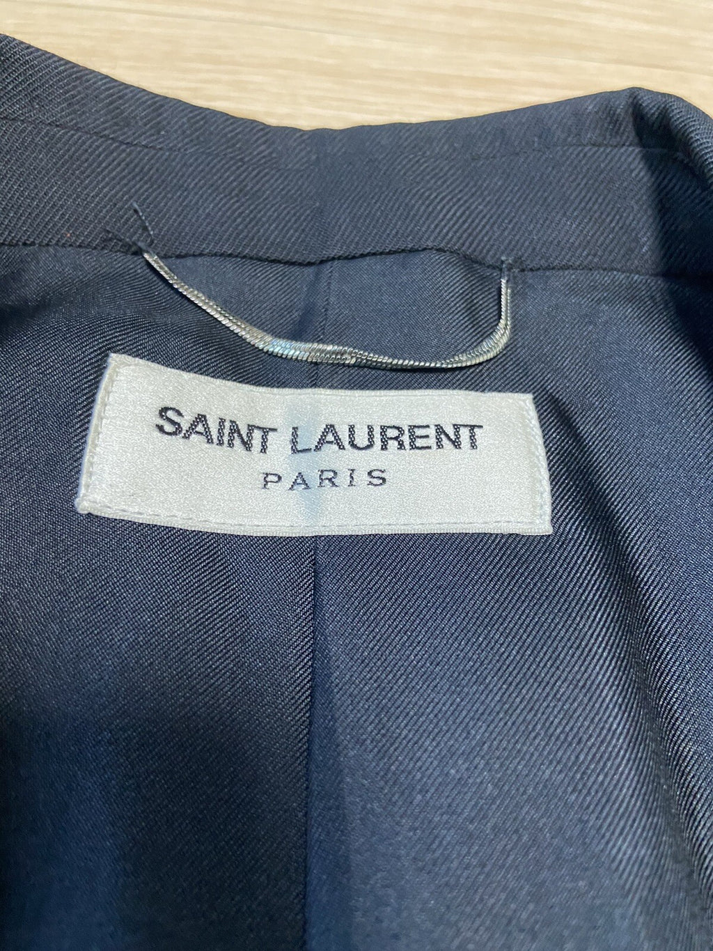 50 Saint Laurent ss15 gold button wool blazer suit