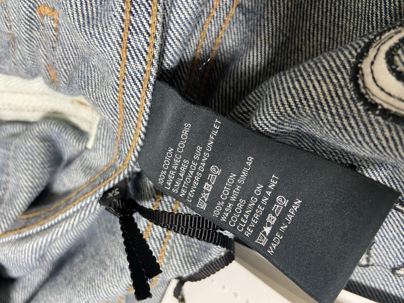 XS Celine Oversized ‘so happy’ sequin denim bomber jacket