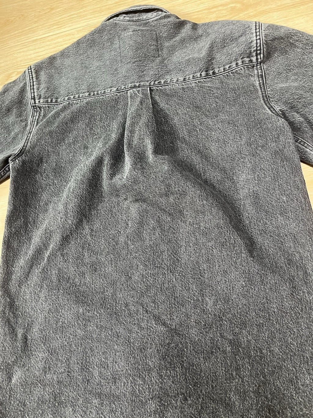 XS Vetements Levis oversized short sleeve denim shirt jacket