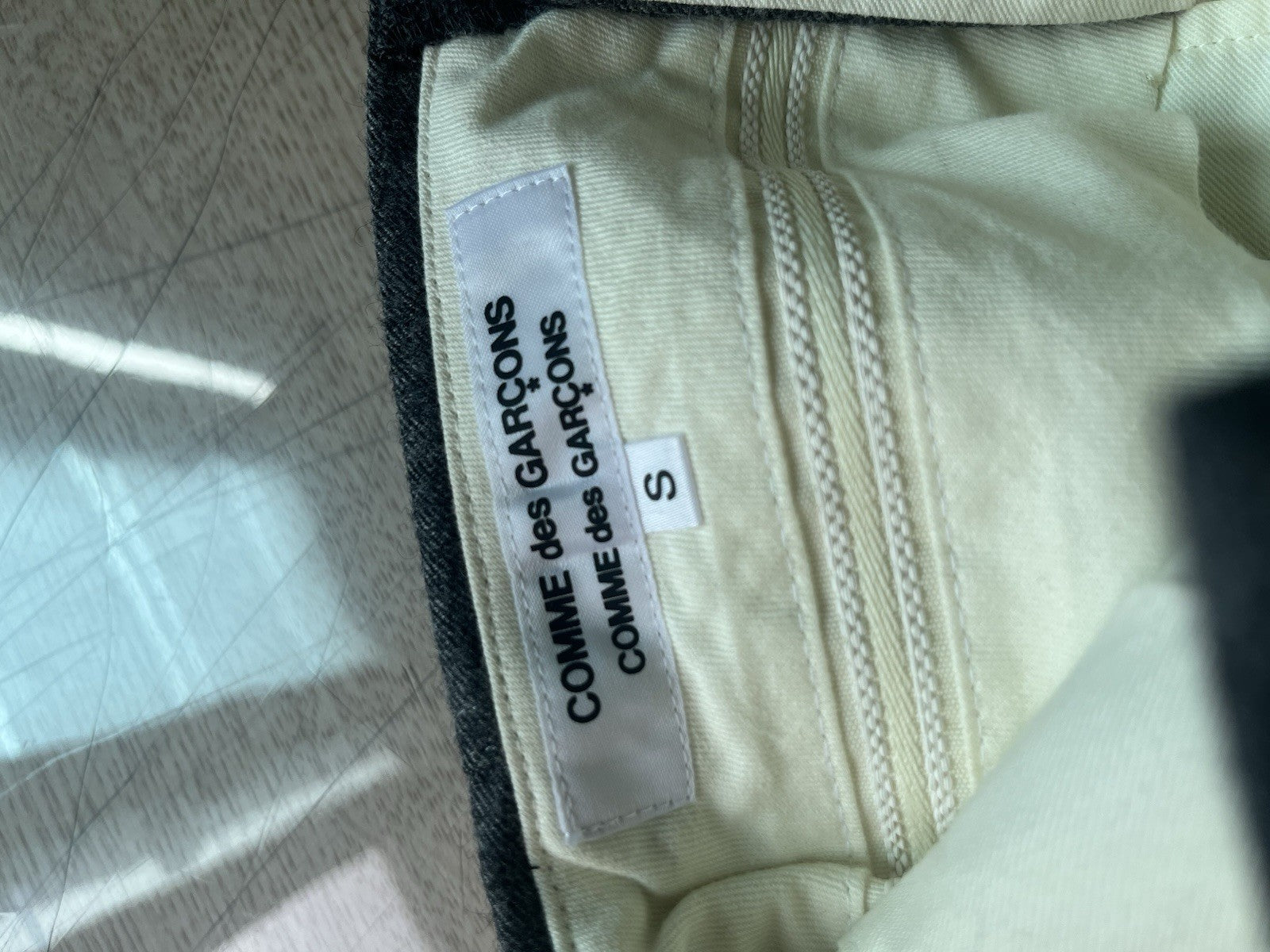 S Comme des garcons 4 button ballon pants