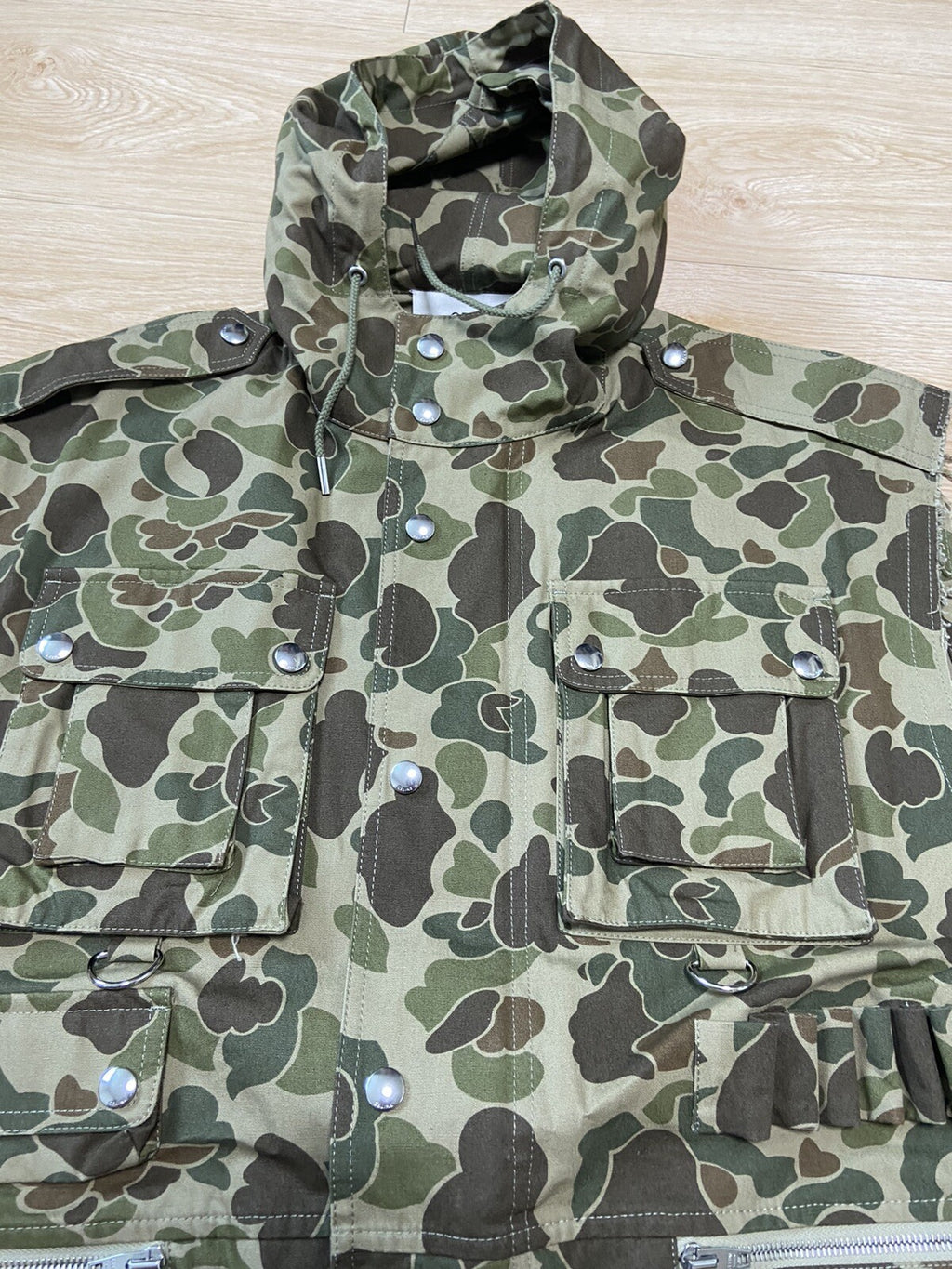 48 Celine ss22 camouflage military vest sleeveless jacket