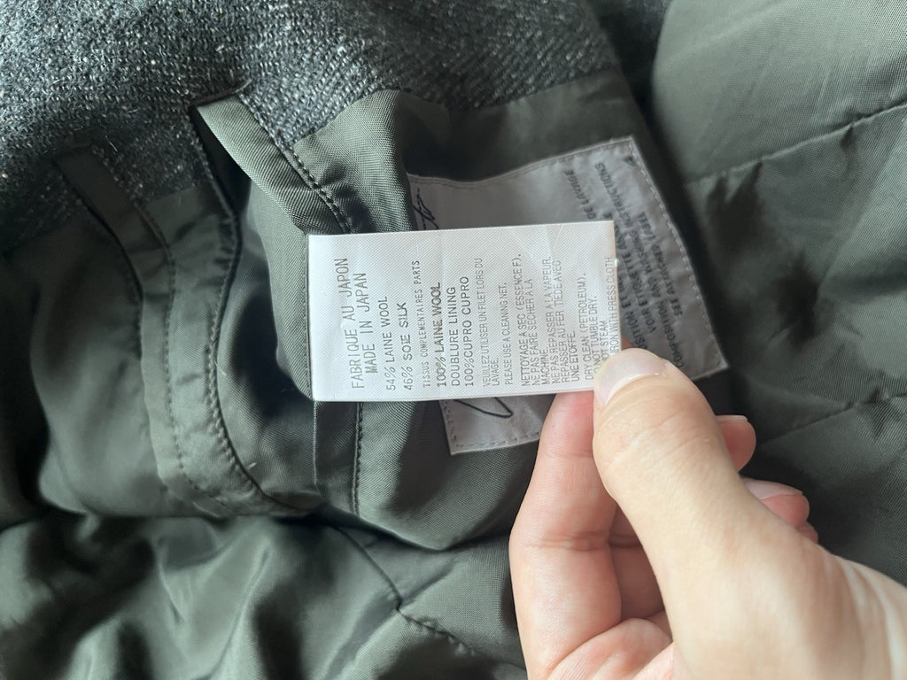 4 Yohji yamamoto wool silk military blazer jacket
