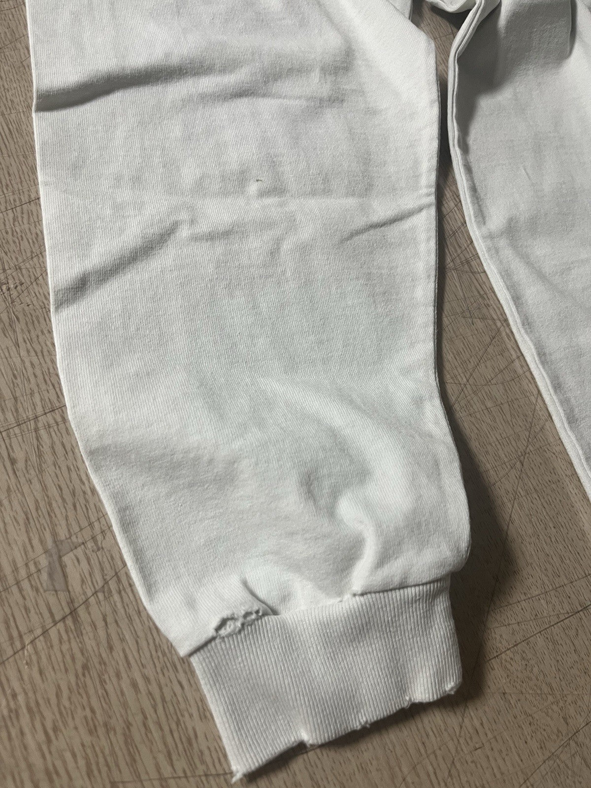 S vetements SILK ROAD distressed oversized long sleeve shirt