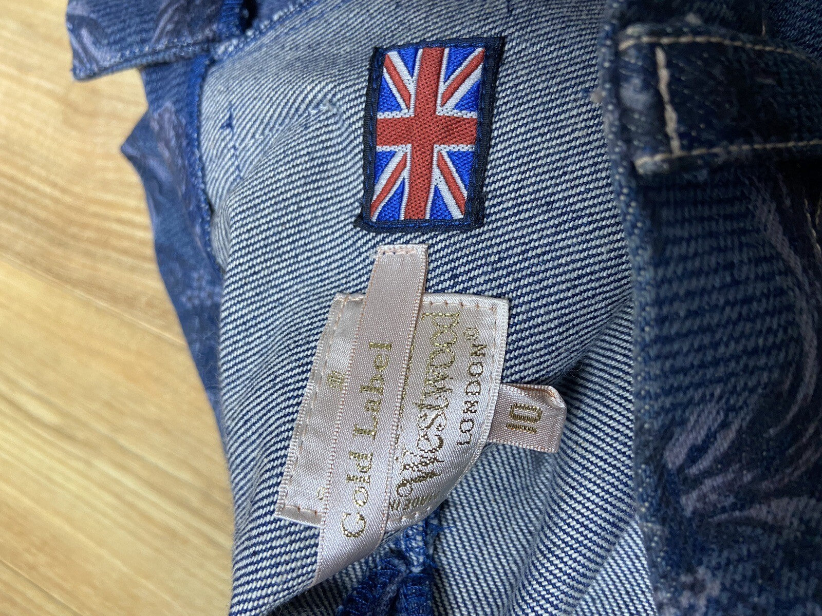 10 Vivienne westwood Gold label Made In england Vintage Denim Pants