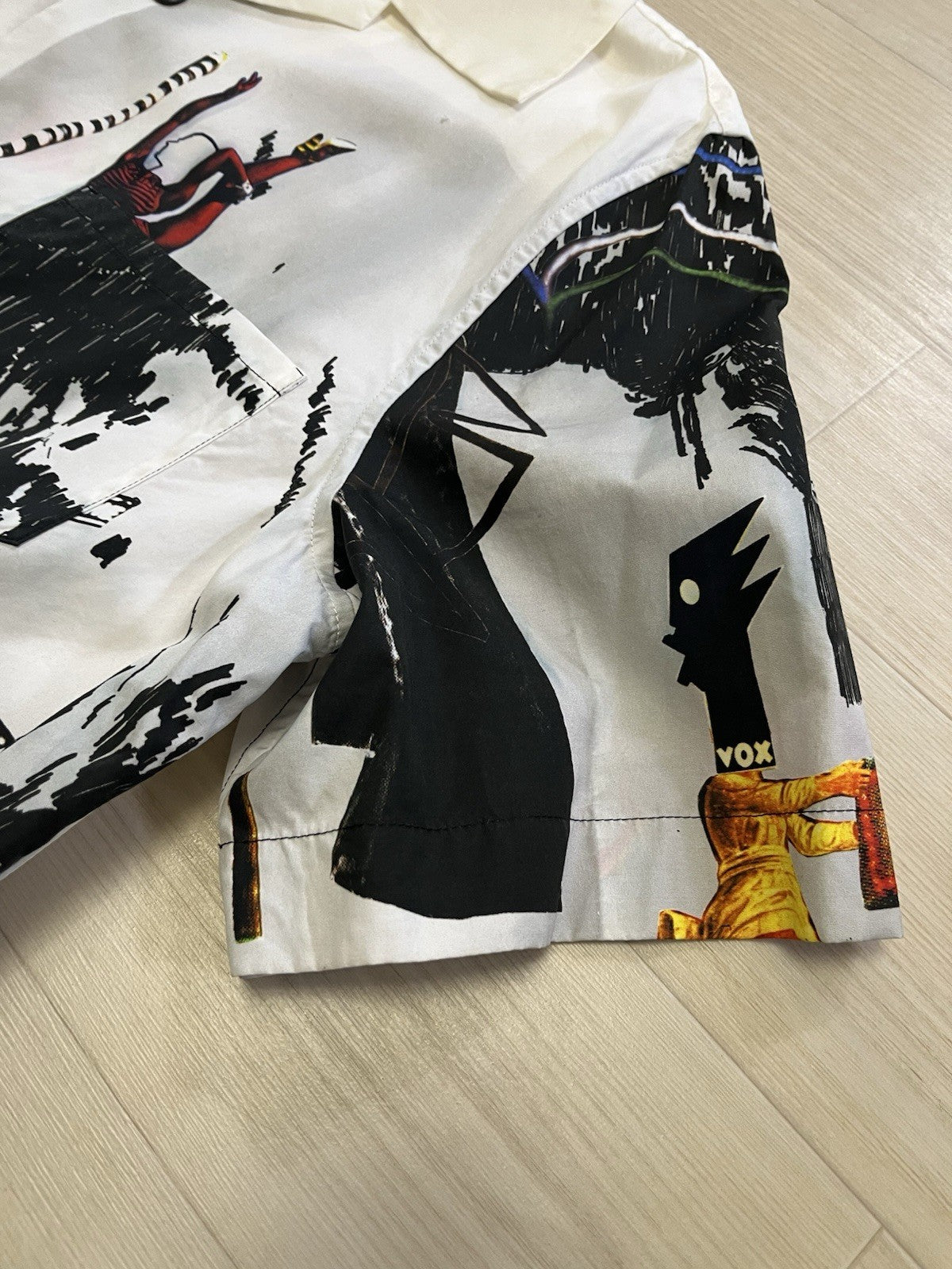 44 prada fw16 christophe chemin NIVOSE short sleeve shirt