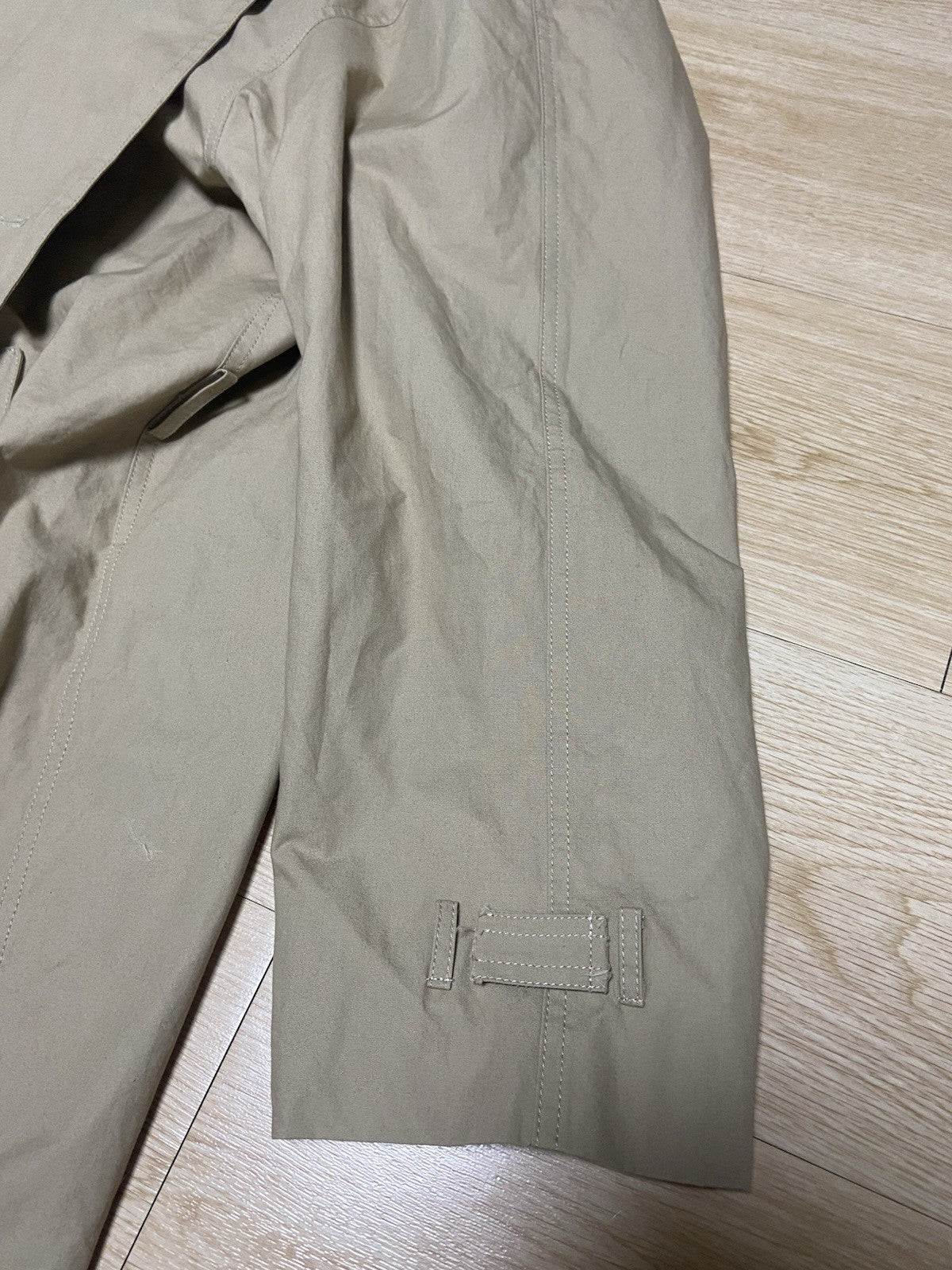 L Vetements incognito Oversized trench coat jacket