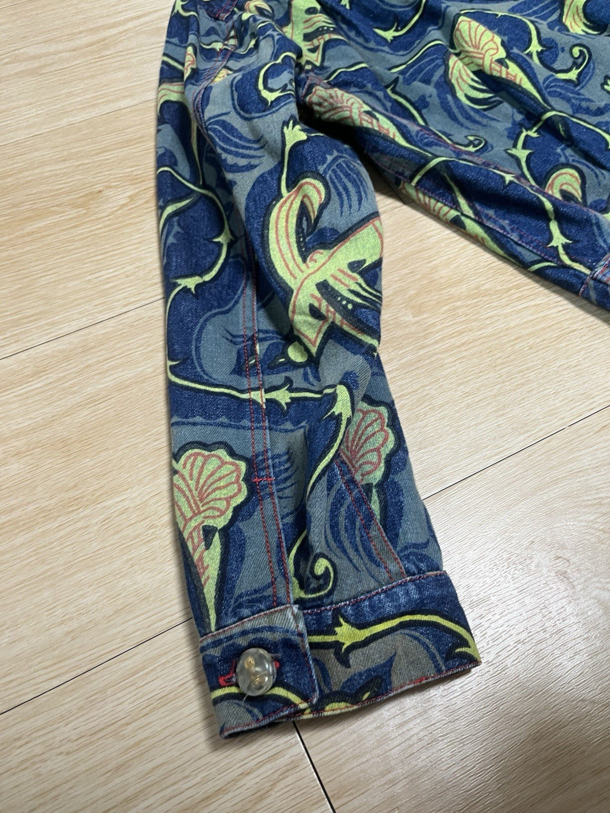 M Vivienne westwood VINTAGE 90s Grand hotel paisley Printing denim jacket