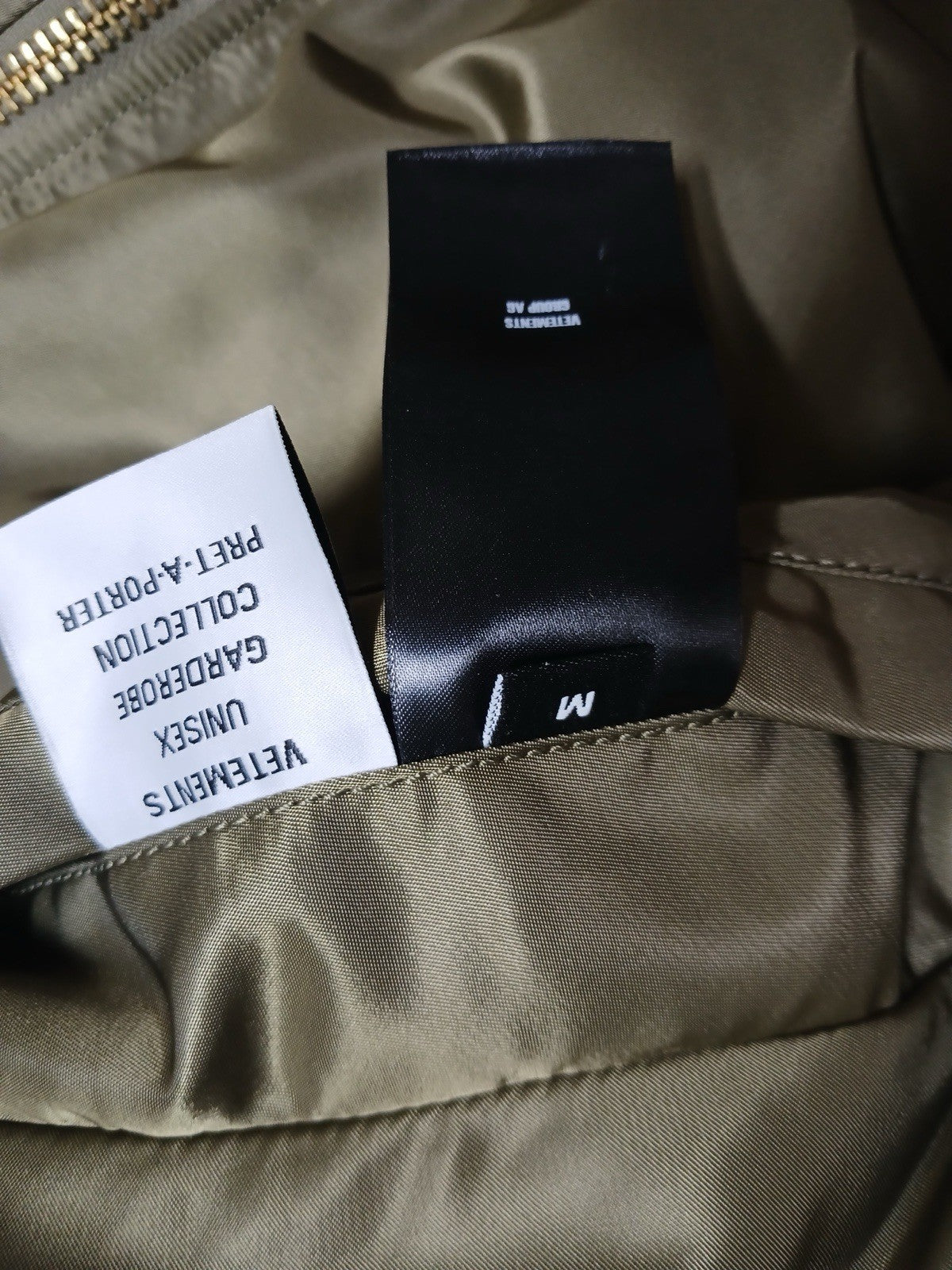 m Vetements Multi pocket cargo oversized Reversible bomber jacket