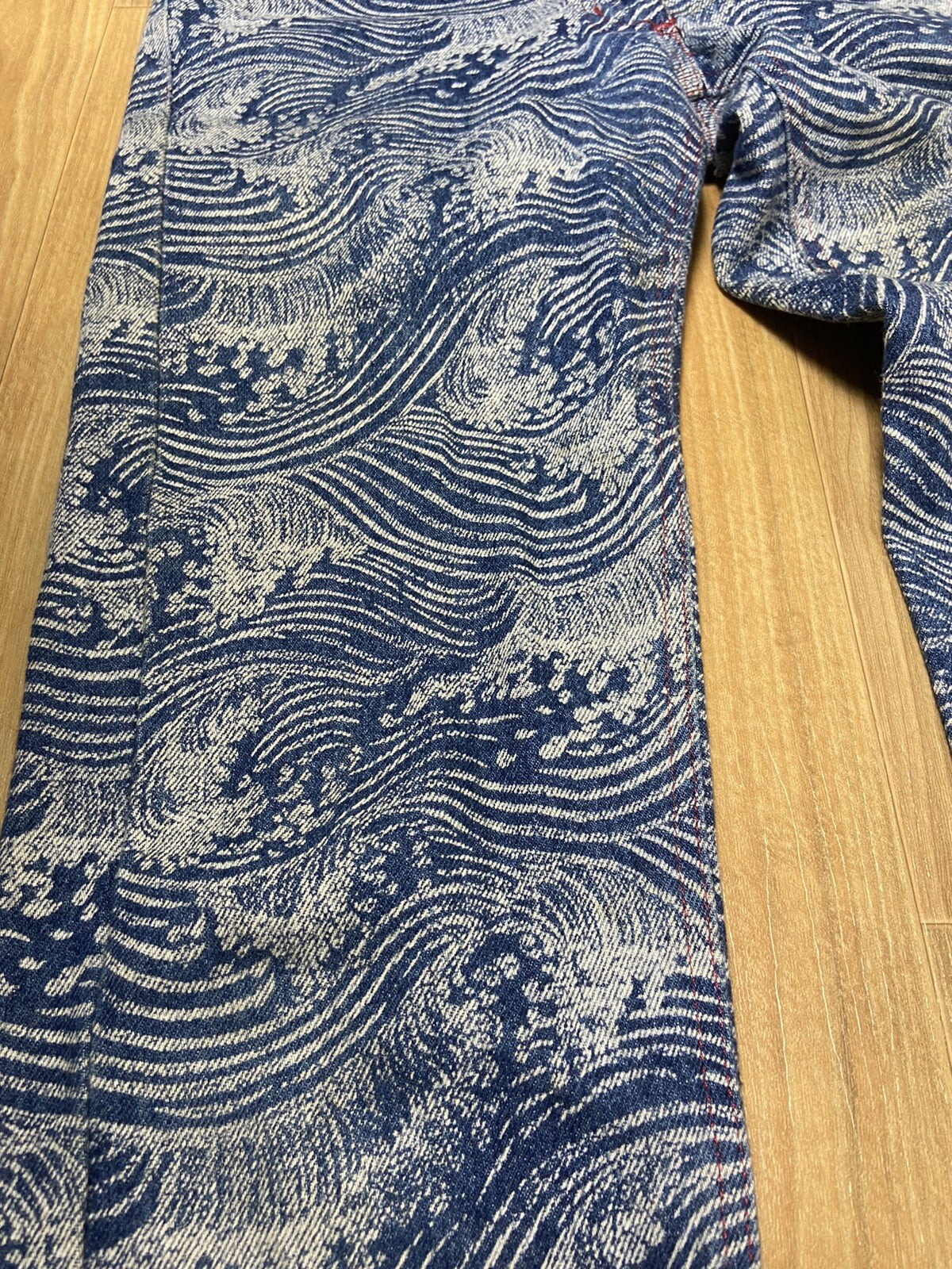40 Vivienne westwood aw92 The Great Waves denim pants jeans
