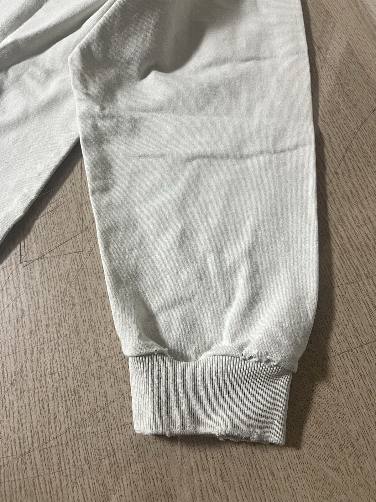S vetements SILK ROAD distressed oversized long sleeve shirt