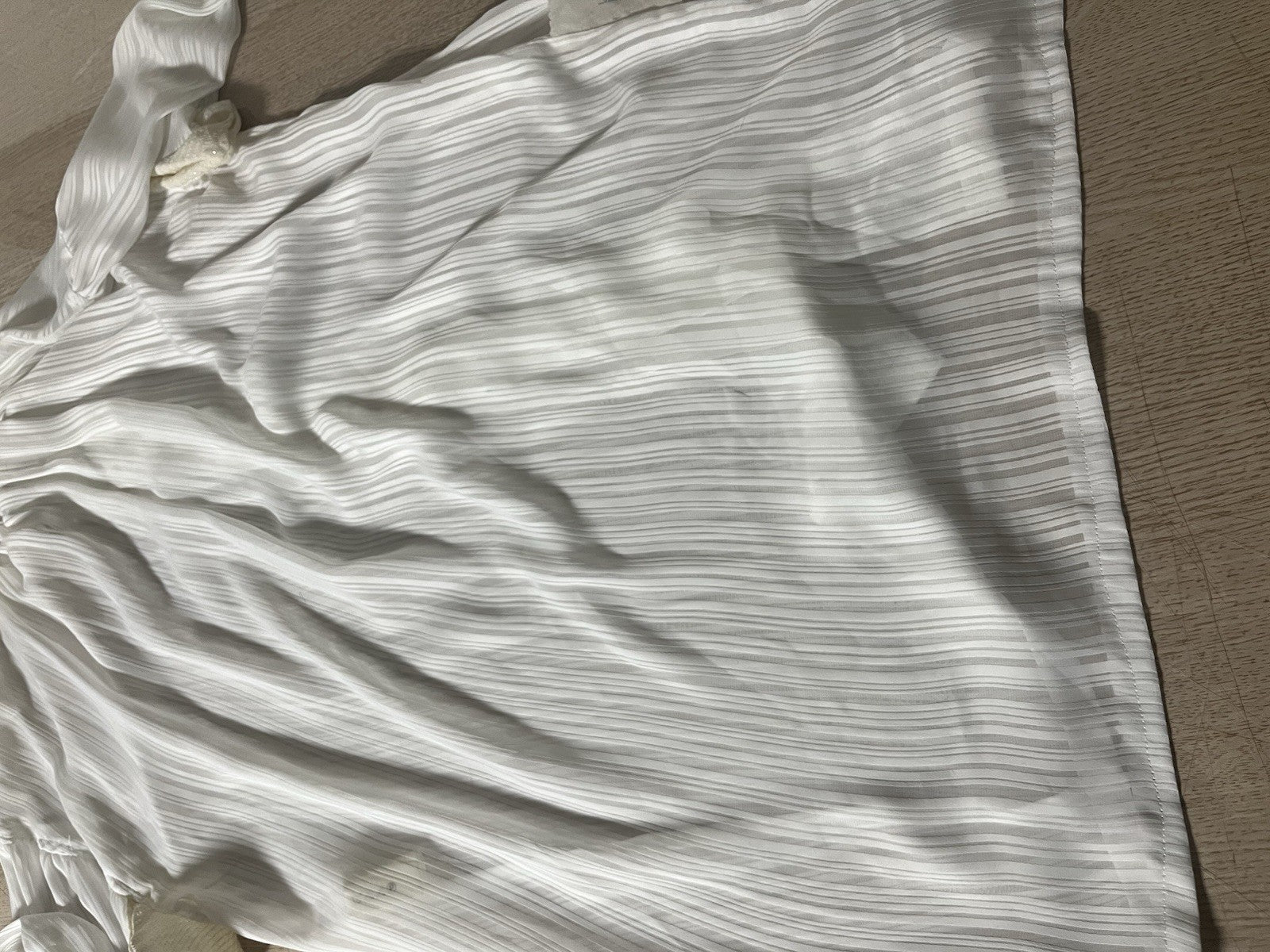 M Undercover aw04 But Beautiful sheer assymetric blouse shirt