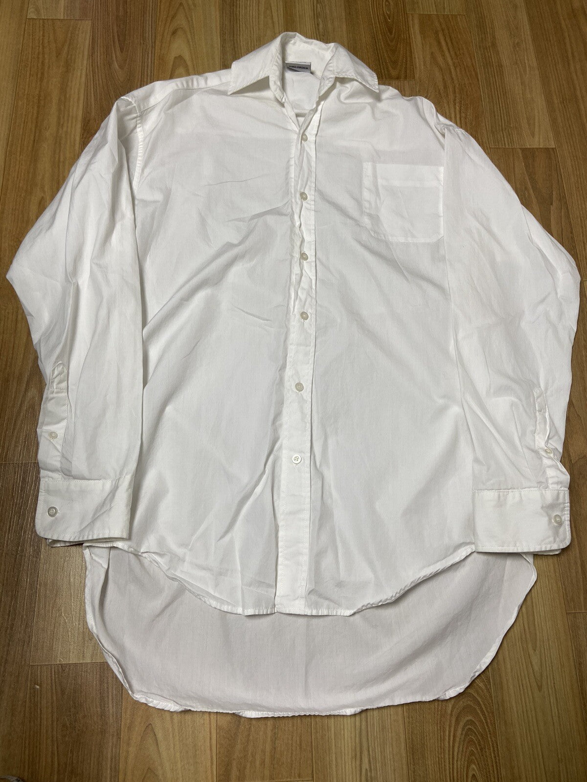 S Vetements AW15 oversized button up shirt