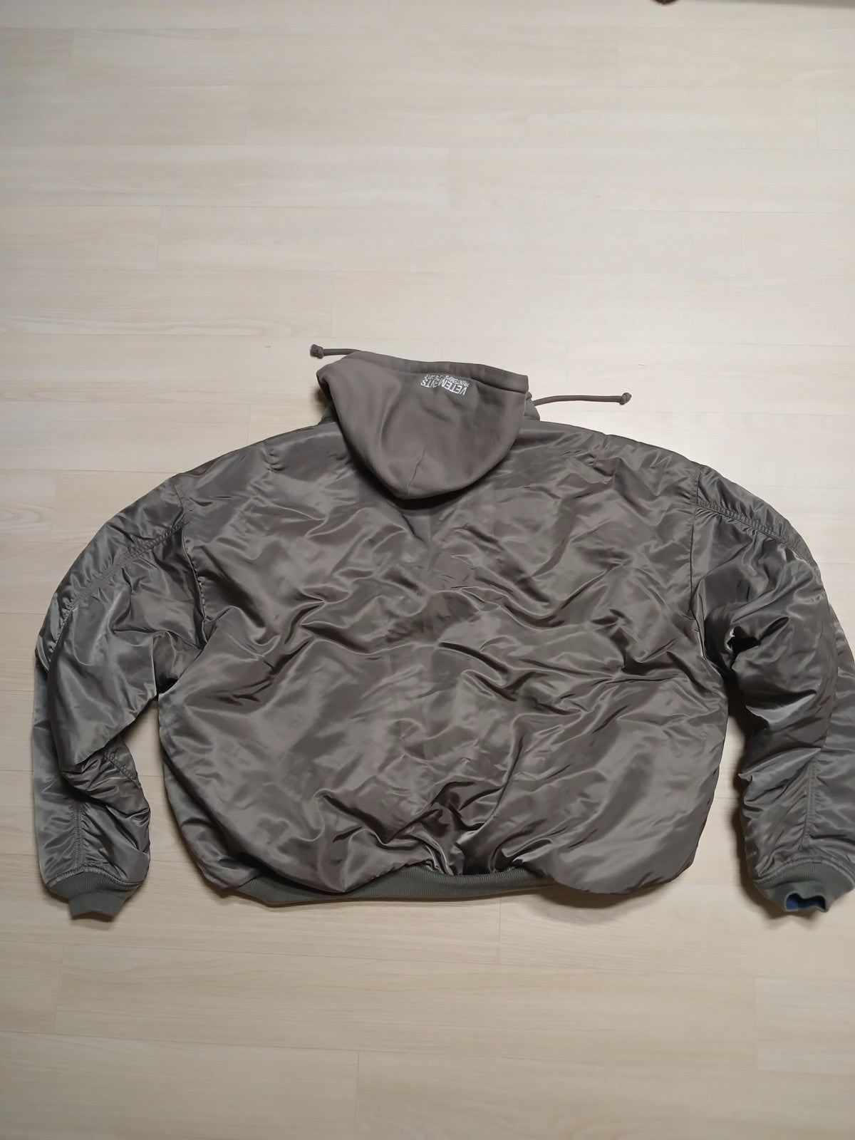 S Vetements alpha ss17 reversible oversized bomber jacket