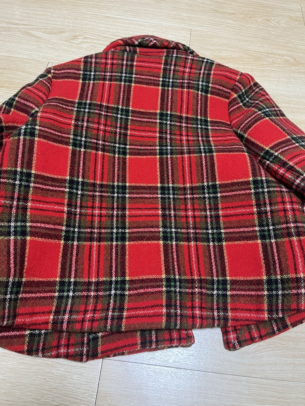 38 Vivienne westwood milan vintage 90s 80s red Tartan wool jacket