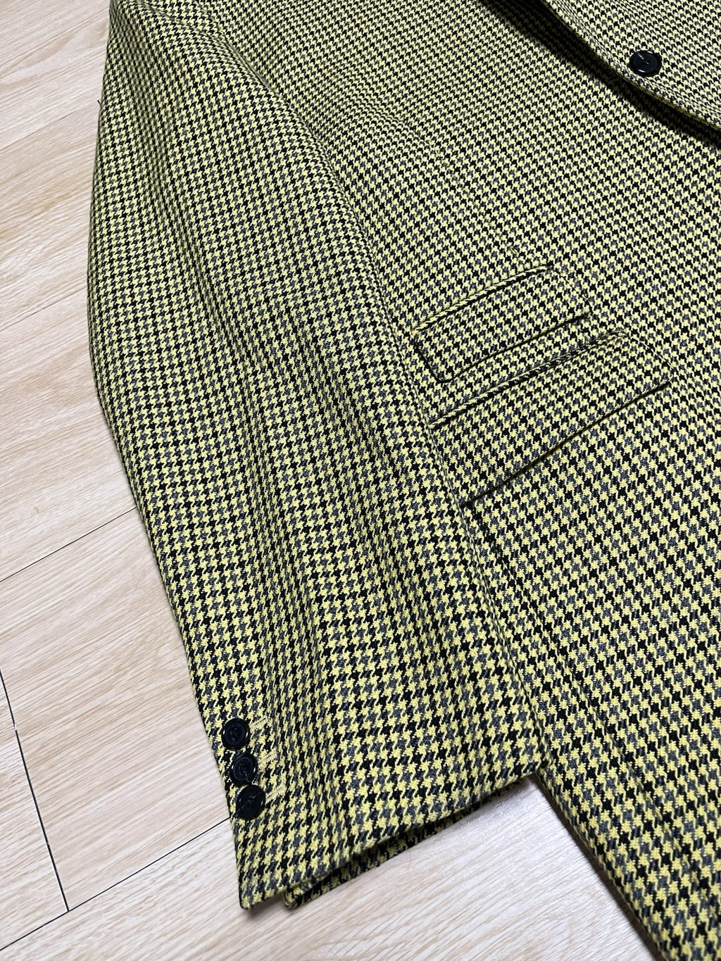 48 Raf simons Big fit daddy fit oversized houndstooth blazer jacket