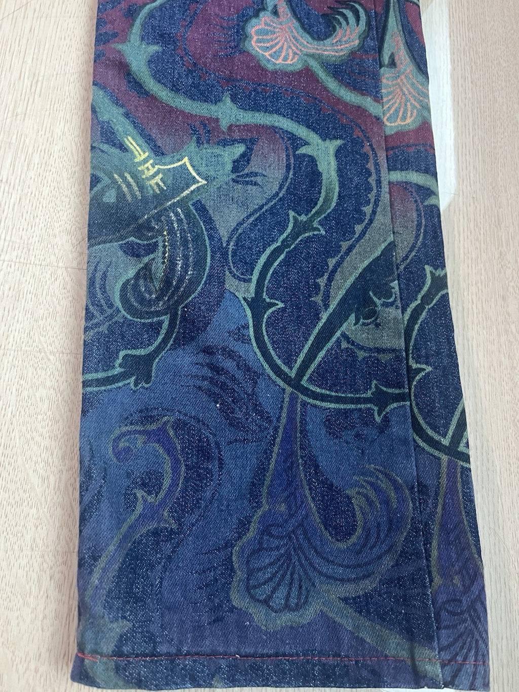 26 Vivienne Westwood Vintage 90s paisley Denim Pants Jeans