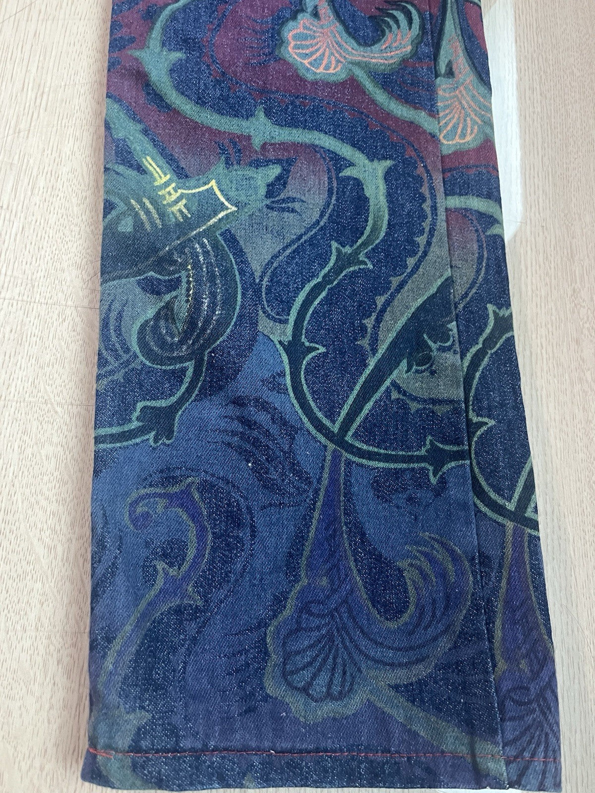 26 Vivienne Westwood Vintage 90s paisley Denim Pants Jeans
