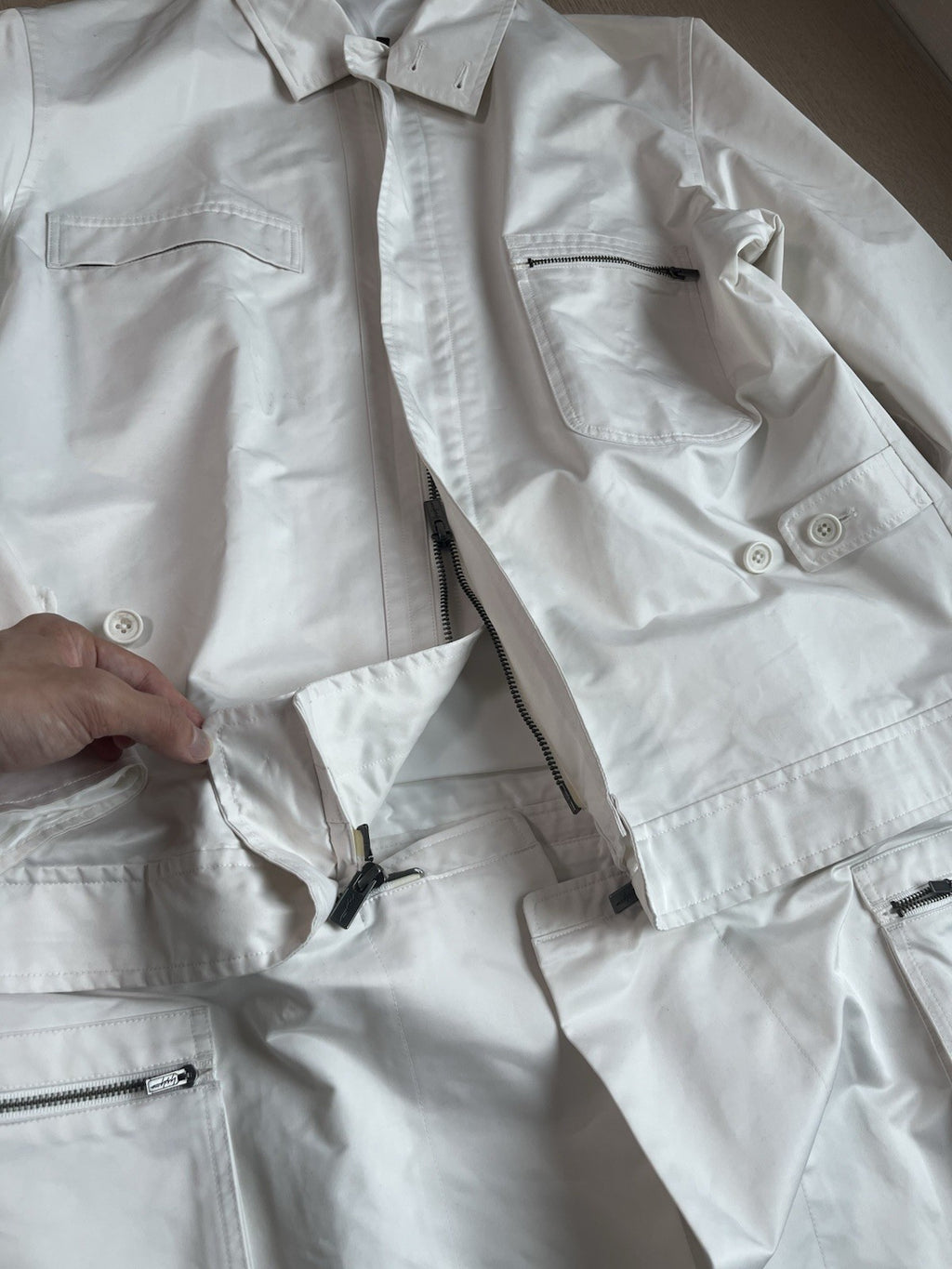 1 Yohji yamamoto transformable tactical long coat jacket