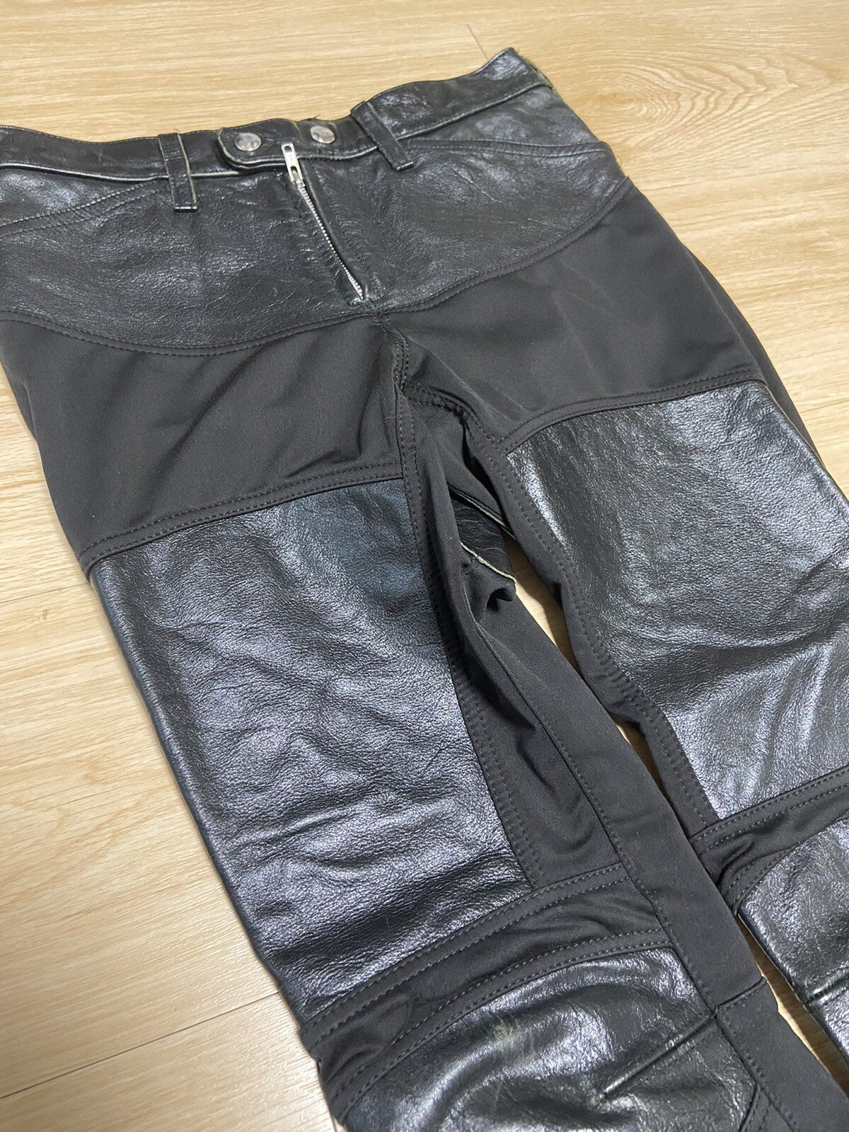 XS Junya Watanabe comme des garcons Leather panel pants