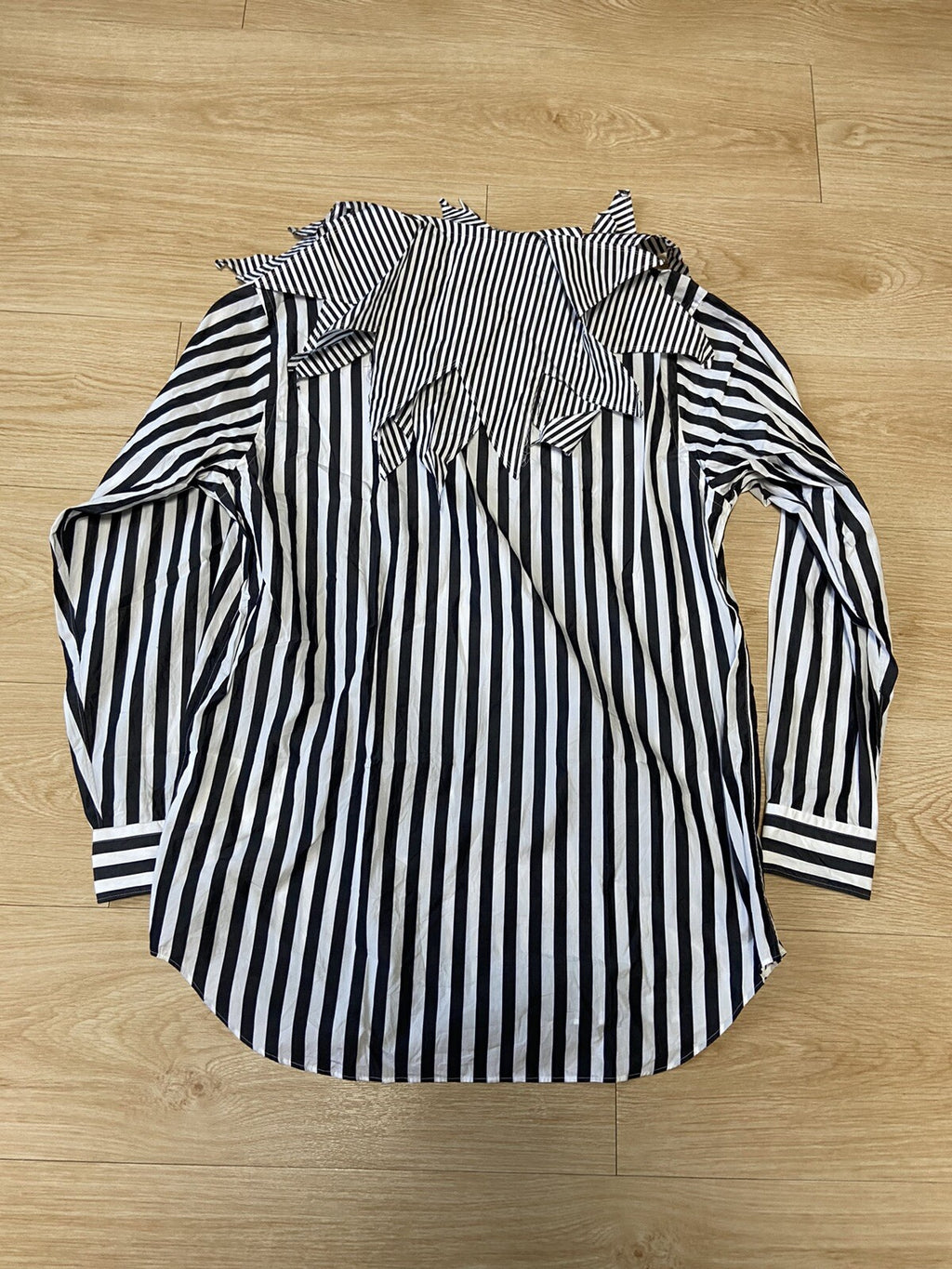 XS Comme Des garcons homme plus clown collar shirt
